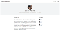 Desktop Screenshot of davidmataro.com